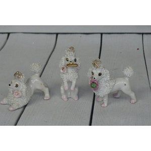 Vintage 3 Piece Set Spaghetti Poodles